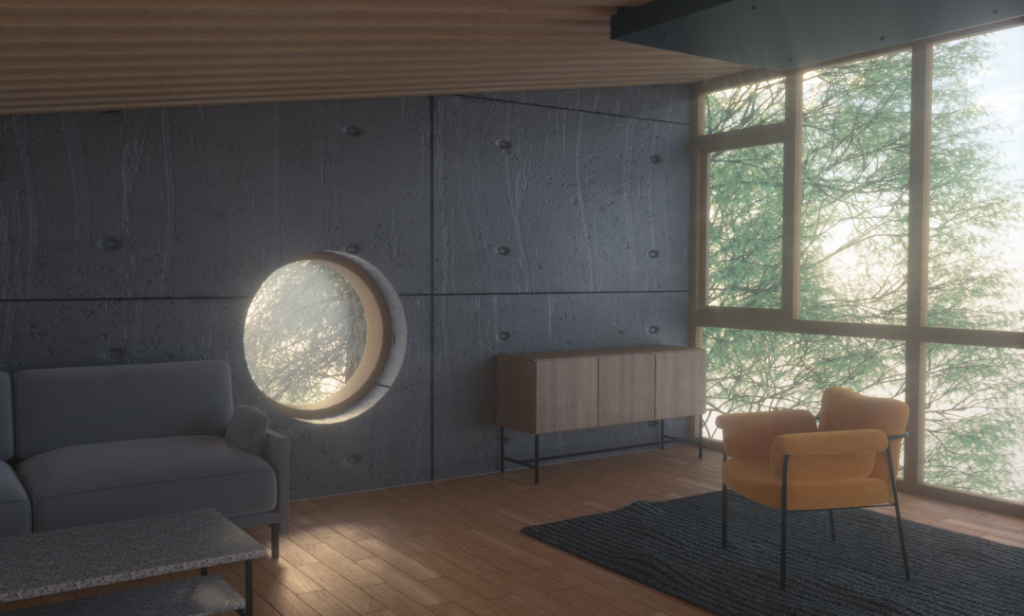 Project 3D Living room visualisation 