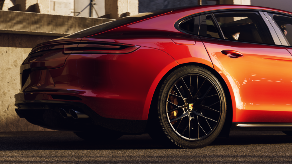 Project Automotive render Porsche Panamera 4s